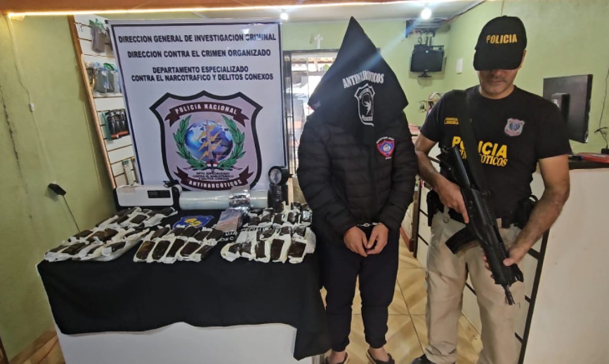 Detienen a un hombre e incautan más de 5 kilos de marihuana tipo cera