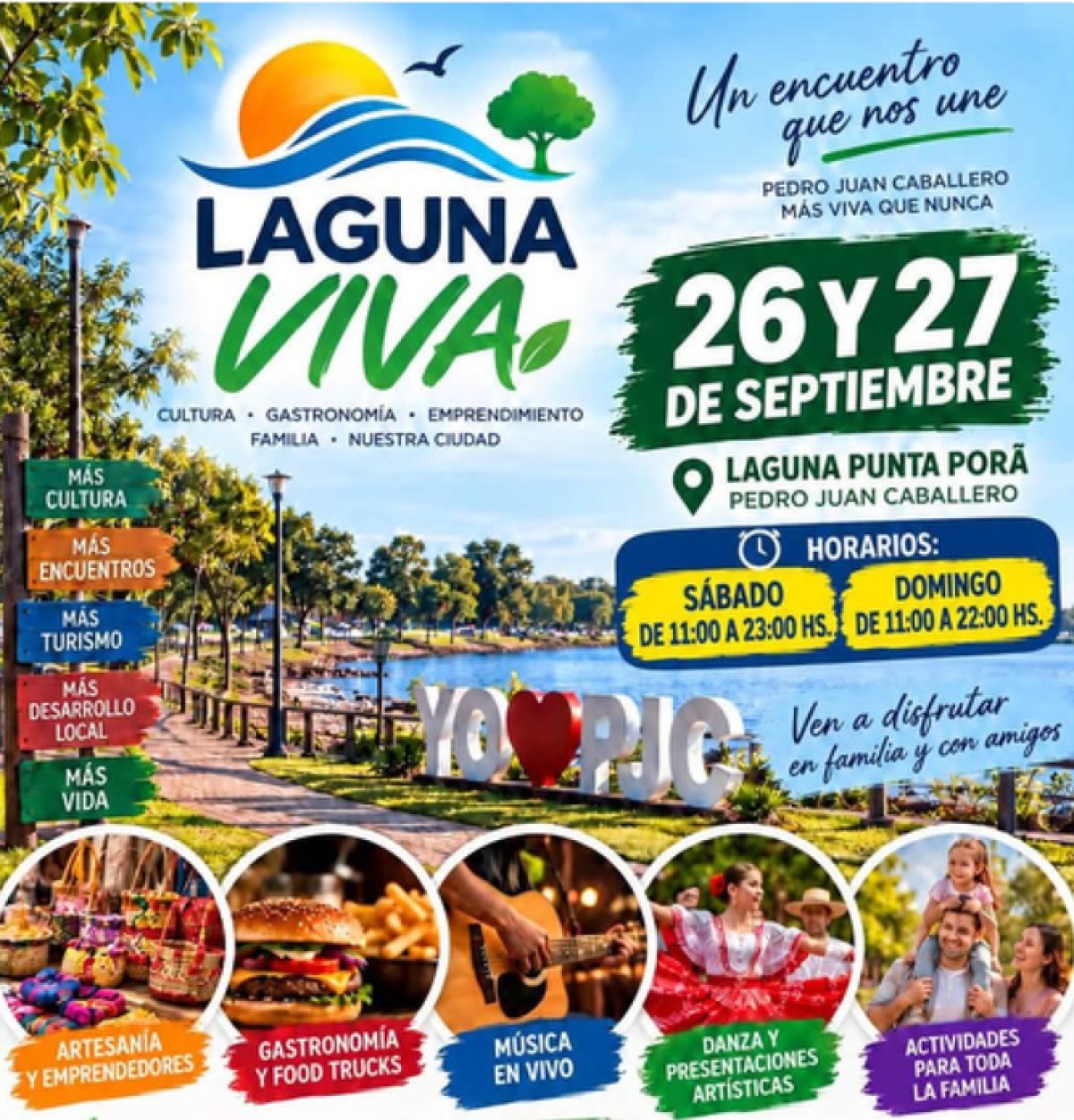 Exitosa realización del Festival “Laguna Viva” en la laguna Punta Porã