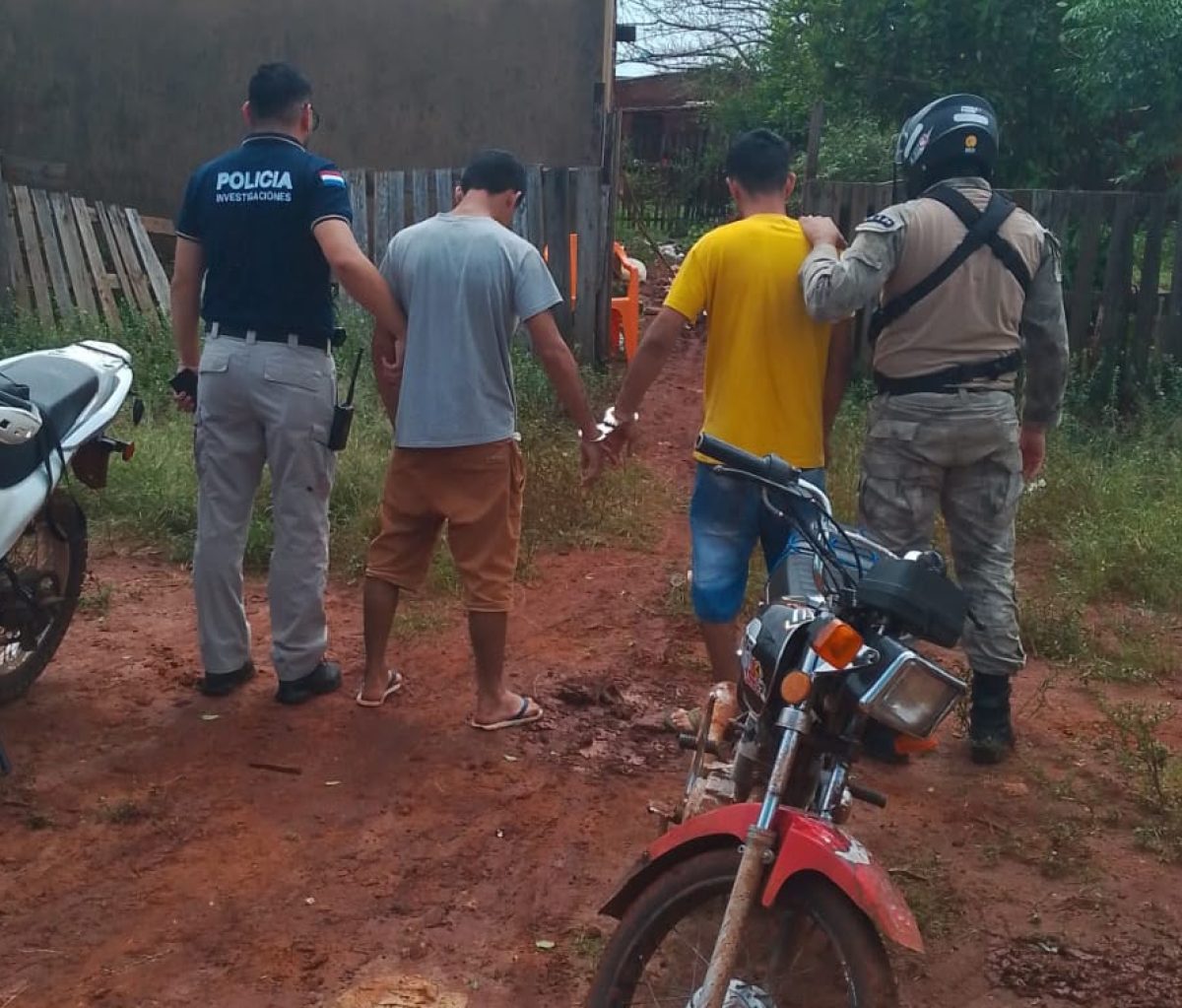 Cayó la dupla sospechosa de robar motos en Pedro Juan Caballero