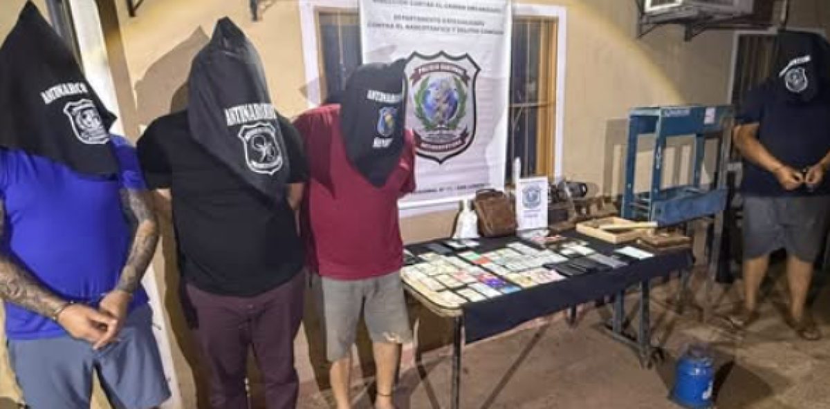Desmantelan laboratorio clandestino de drogas en San Lorenzo: Incautan precursores químicos, maquinaria y dinero en efectivo