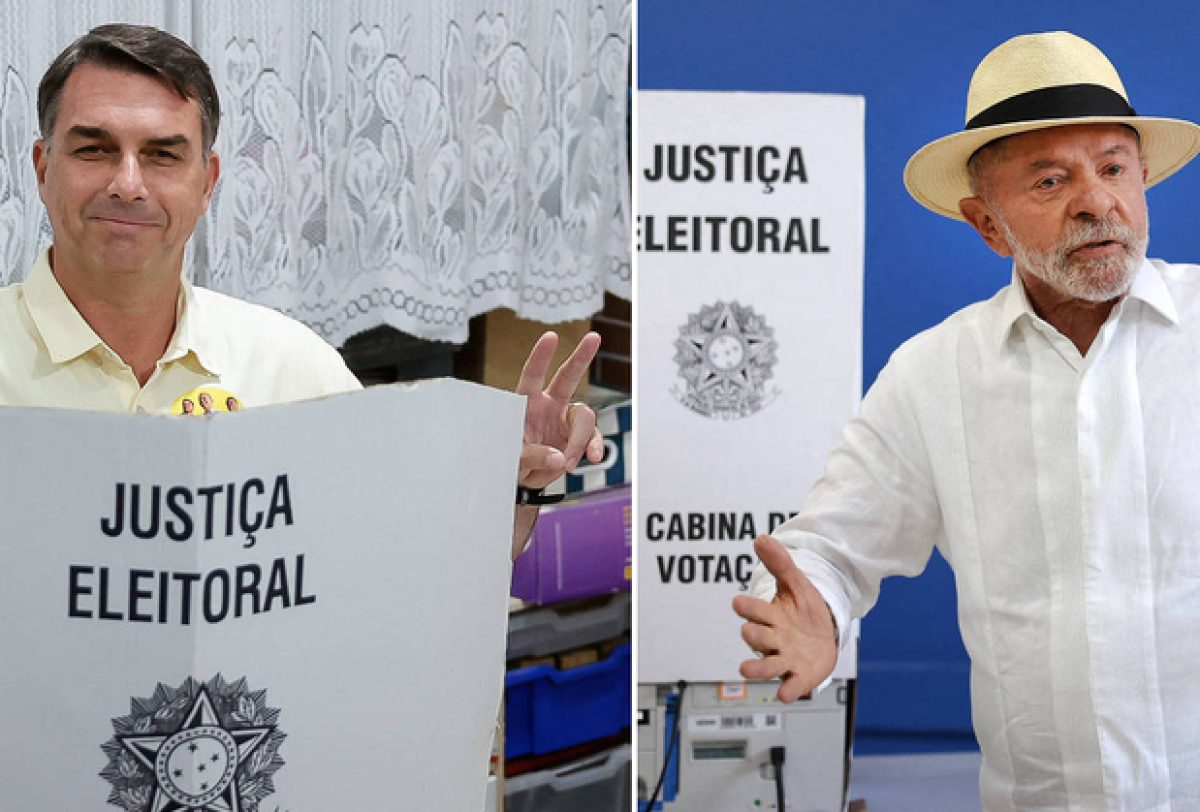 Flávio Bolsonaro lidera con un 49% frente al 45% de Lula