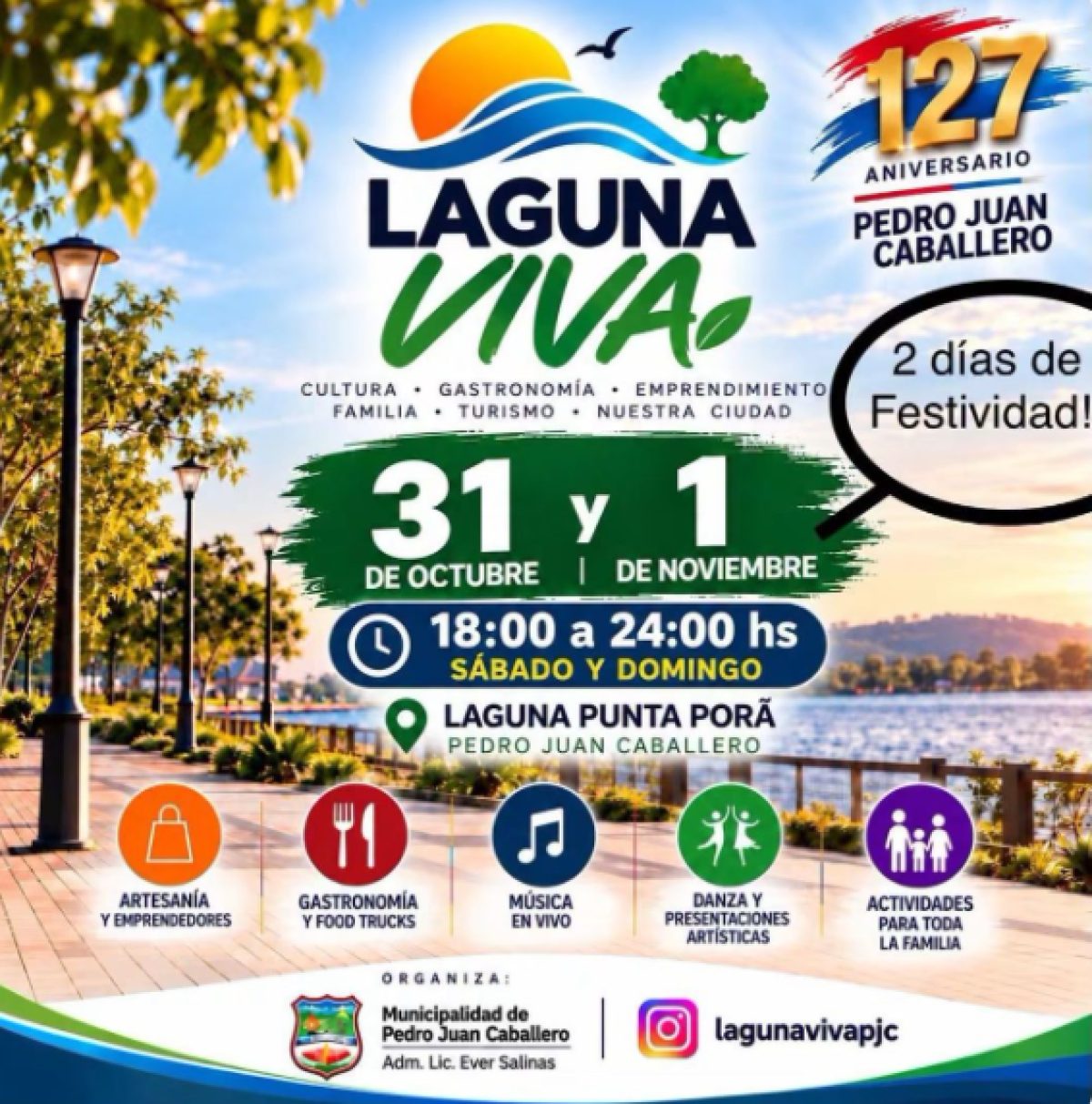 Vuelve el Festival "Laguna Viva" para celebrar el 127° aniversario de la ciudad