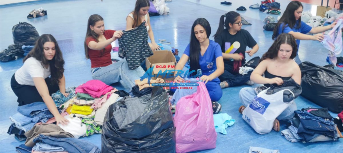 Solidaridad que abriga: Estudiantes de la Interamericana reúnen donaciones para comunidades de Amambay