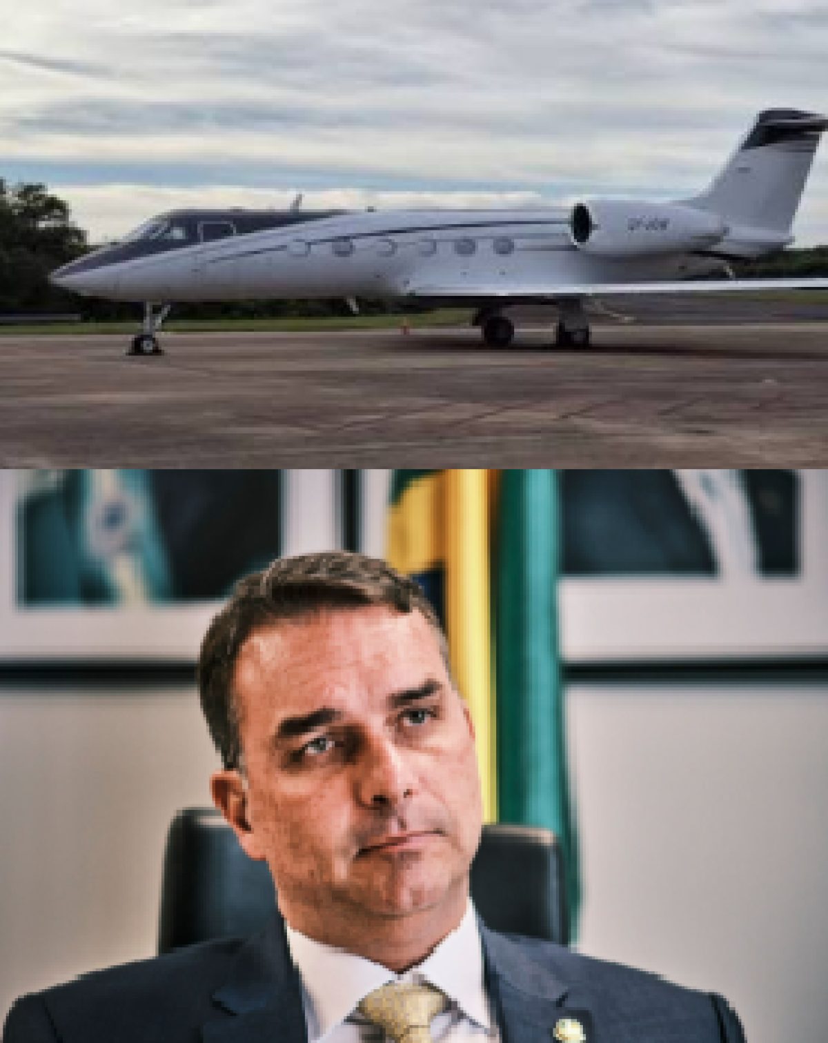 El misterioso avión en el que viaja Flávio Bolsonaro aterrizó en Ecuador tras despegar de Argentina con destino a EE.UU.